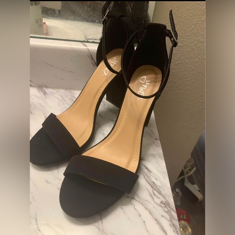 Black heels